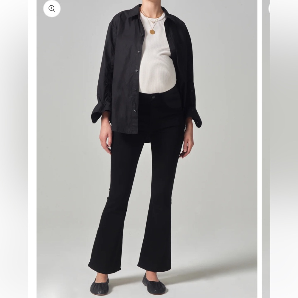 Citizens Of Humanity Black Flared Pants